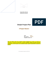 Simple Project Plan