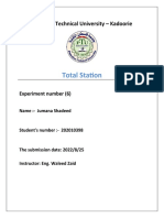 Total Station: Palestine Technical University - Kadoorie