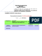 3° Periodo de Evaluaciones Octubre 2021