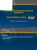 Algoritmos - 2b - Tpos de Dados e Operadores