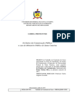 Os limites da comunicação pública do MPSC