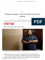 Oussama Ammar - On Verra Bien Si Je Vais en Prison - Vanity Fair