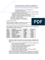 Ejercicios 2. Liquidación Cuentas Corrientes