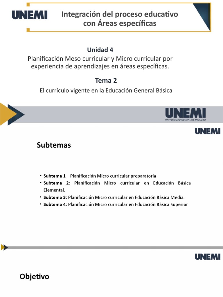 Planificación Curricular en Educación Básica | PDF | Plan de estudios ...