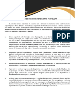 Processo de Primeiro Atendimento Particular