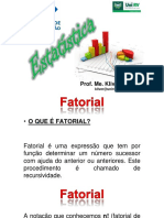 Estatística - Fatorial