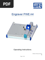 Manual WEG Engraver PWE A4