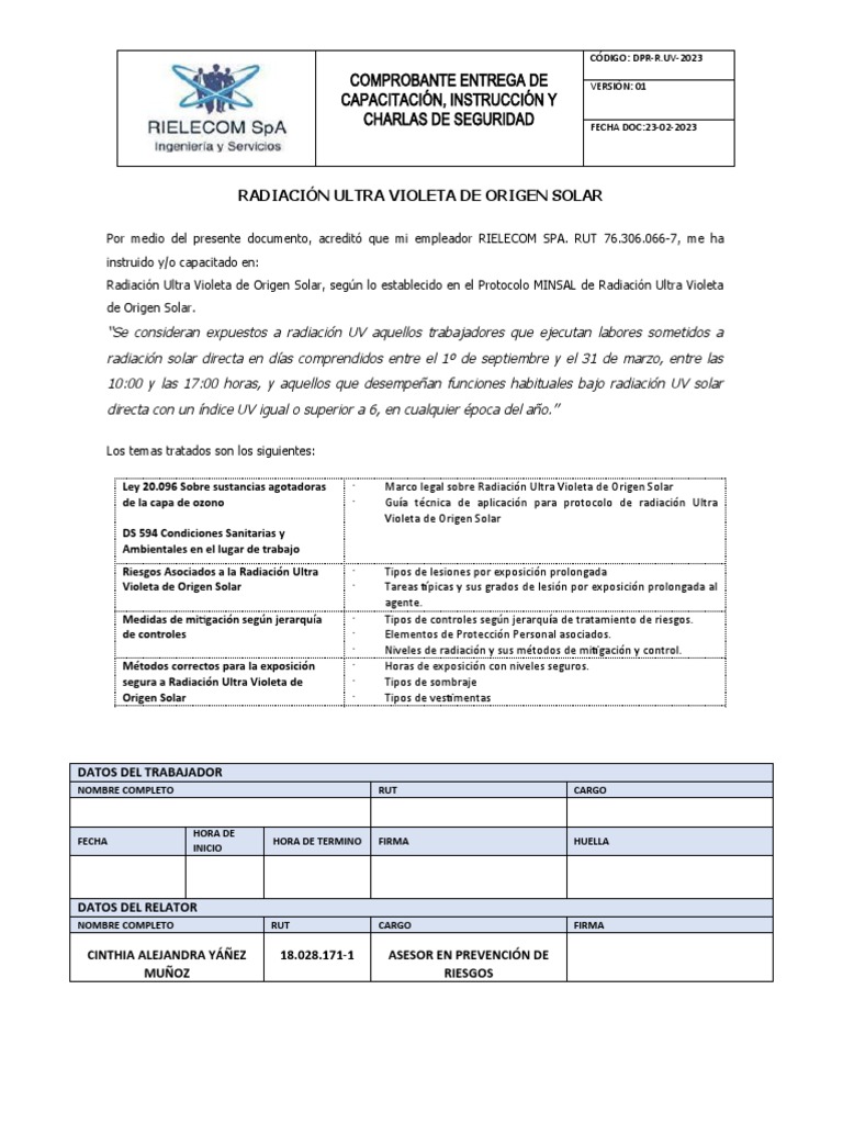 Radiación Uv | PDF | Ultravioleta