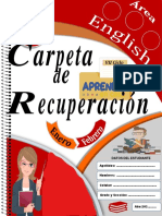 Carpeta de Recuperacion de Inglés - Vii Ciclo PDF