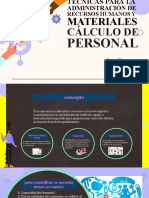 Calculo de Personal Equipo 01