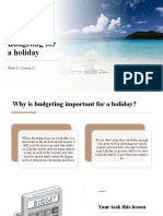 Budgeting Basics for Your Holiday