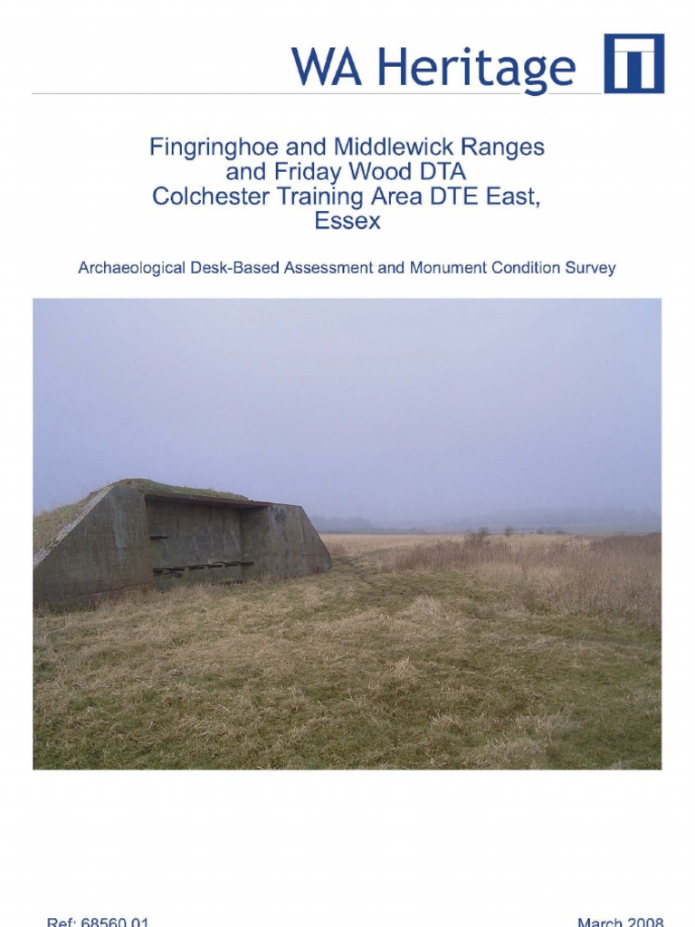 Fingringhoe and Middlewick Ranges, Colchester | PDF | Archaeology ...