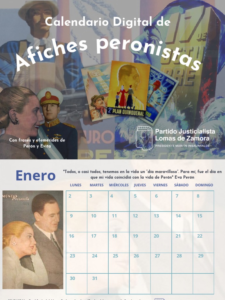 Calendario PJ PDF Argentina