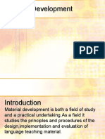 Material Development