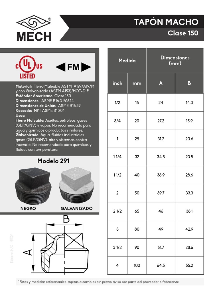 Fierro Maleable y Galvanizado ASTM A197 | PDF | Ingeniería mecánica ...