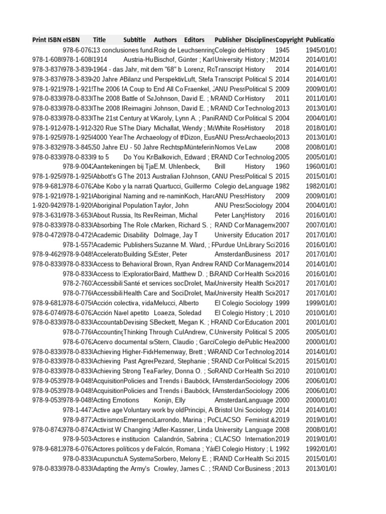Books at Jstor Open Access Collection 20200421 PDF Science