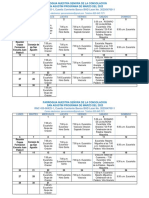 Calendario de Marzo 2023