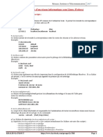 Administration D'un Réseau Informatique Sous Linux (Fedora) : I-Fichiers de Paramétrage Et Scripts