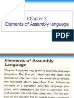 Chapter 3-Elements of Assembler Language