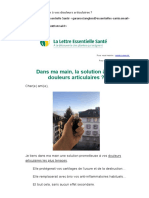 Cassis Contre L'arthrose PDF