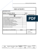 Sistema checklist EPI