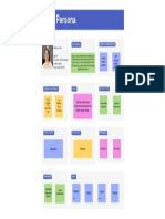 User Persona Planning Whiteboard in Grey Blue Pink Spaced Color Blocks Style PDF
