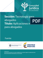 Aplicaciones Móviles para Estudiantes de Derecho y Abogados