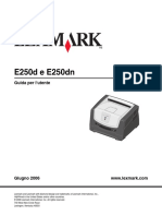 Manuale Stampante Lexmark E250D - ABJug PDF