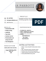 Grey Clean CV Resume Photo