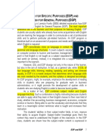 Draft Outline ESP and EGP PDF