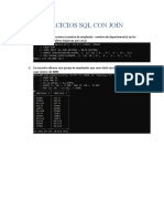 SQL JOIN ejercicios