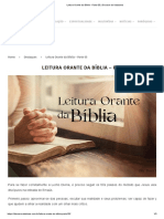 Leitura Orante Da Bíblia - Parte 05 - Diocese de Valadares