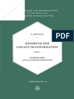 Gustav Doetsch (Auth.) - Handbuch Der Laplace-Transformation - Band I - Theorie Der Laplace-Transformation (1950, Birkhäuser) (10.1007 - 978-3-0 PDF