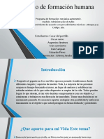 Trabajo de Formación Humana