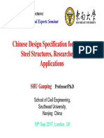 Chinese Design Specification For Stainless Steel Structures, Researches and Applications
