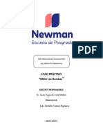 Caso de Estudio - Metodologia EIA - LUIS CUENCA