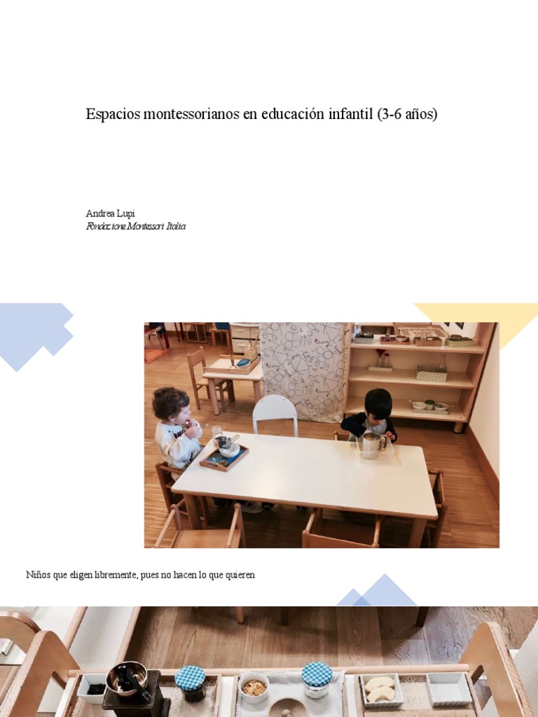 Montessori Espacios PDF | PDF