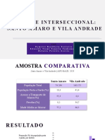 Análise Interssecional - Santo Amaro e Vila Andrade