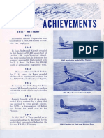 McDonnell Aircraft Achievements Brochure