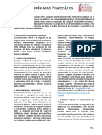 Código de Conducta de Proveedores: 1. Respeto de Los Derechos Humanos