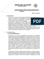 Análisis conflicto político Ecuador