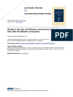 Trends in The Use of Perfumes and Incense in The Near East After The Muslim Conquests (Journal of The Royal Asiatic Society, Vol. 23, Issue 1) (2013)