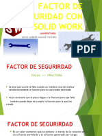 Factor de Seguridad Con Solid Work