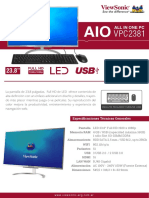 AIO 2381 Ficha Tecnica FreeDOS