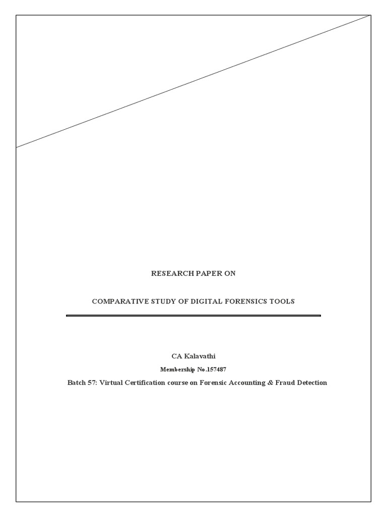 Digital Forensics Tools PDF Computer Forensics Digital Forensics