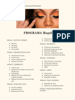 PROGRAMA Maquillaje Social: IMBAR Centro de Capacitación Profesional