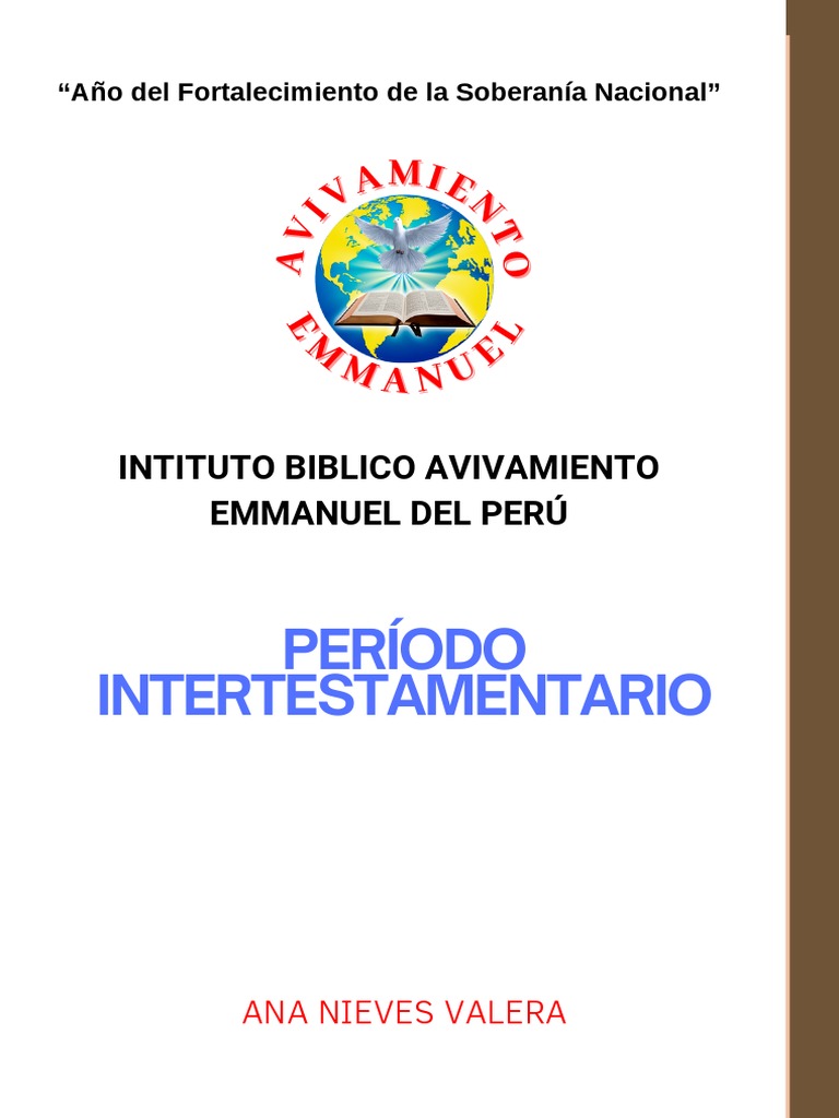 Periodo Intertestamentario PDF