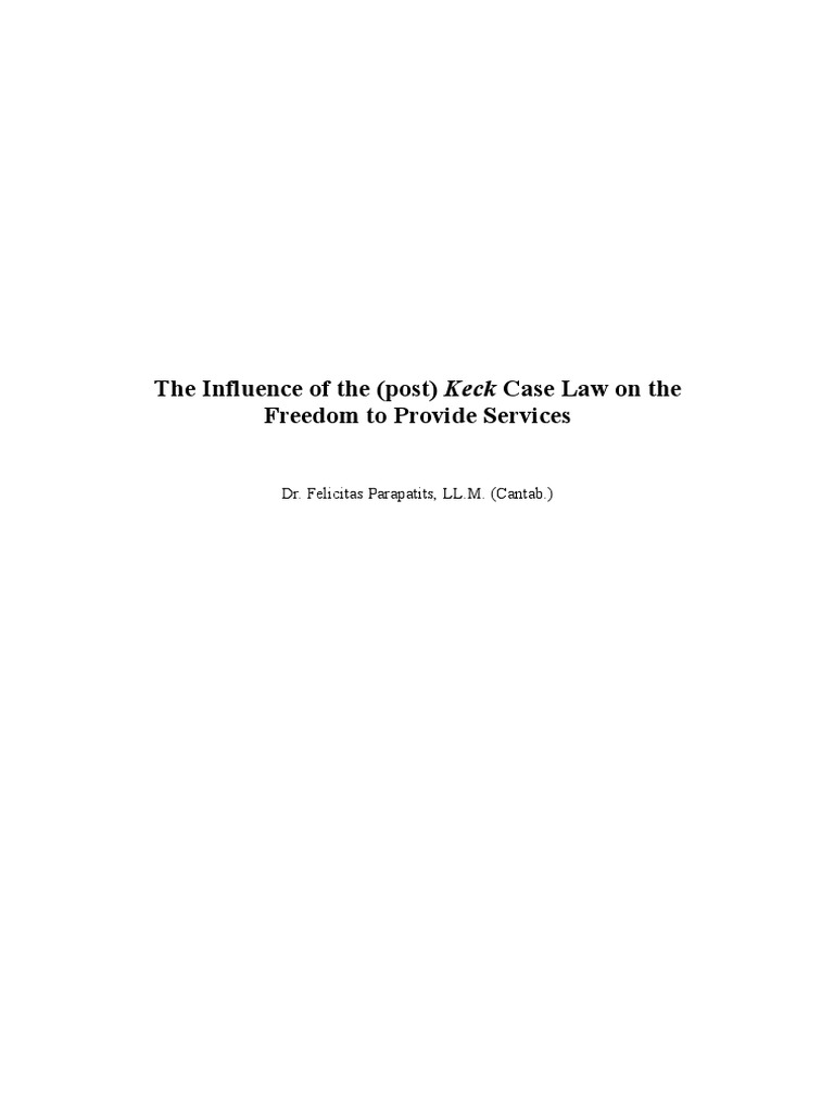 EU Project Material PDF European Union Law Market Access