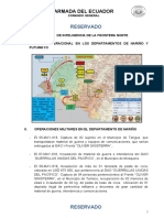 Informe de inteligencia frontera norte Ecuador