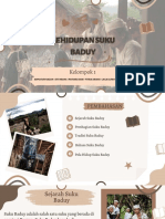 Kehidupan Suku Baduy - Kelompok 1 (X.6)